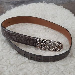 Brighton Faux Alligator Crocodile Belt